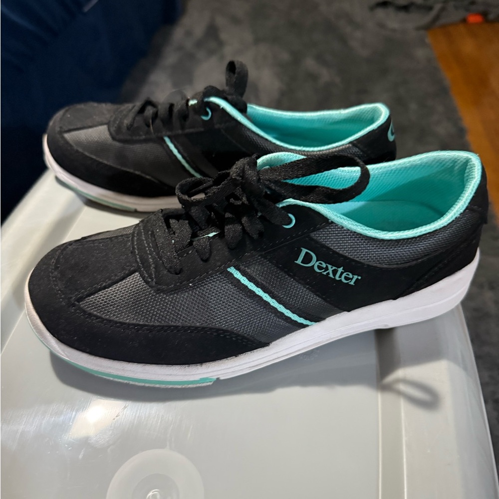 Dexter Black and Aqua Athletic Shoes